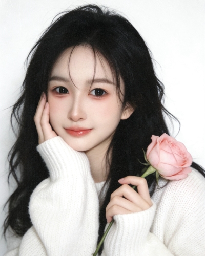 这个女孩好乖