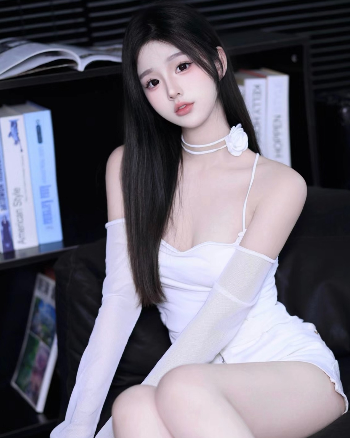 这个直播间超级白